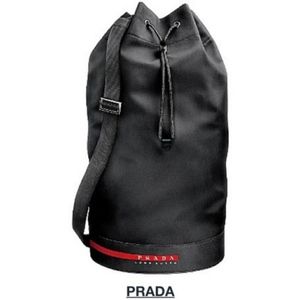 Prada Luna Rossa Black Gym Duffle Golf Bag